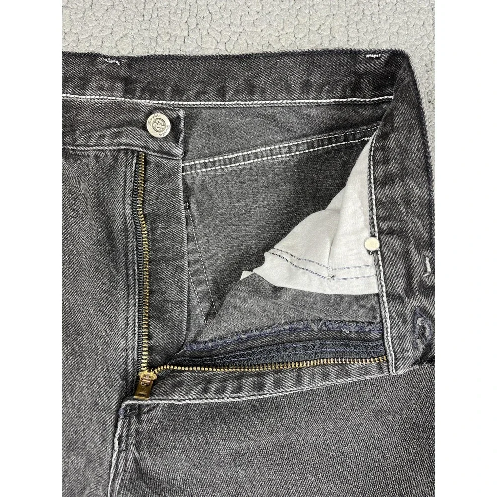 Wrangler Twenty X Jeans Mens 32‎ Black Tapered Made USA Denim Logo Western